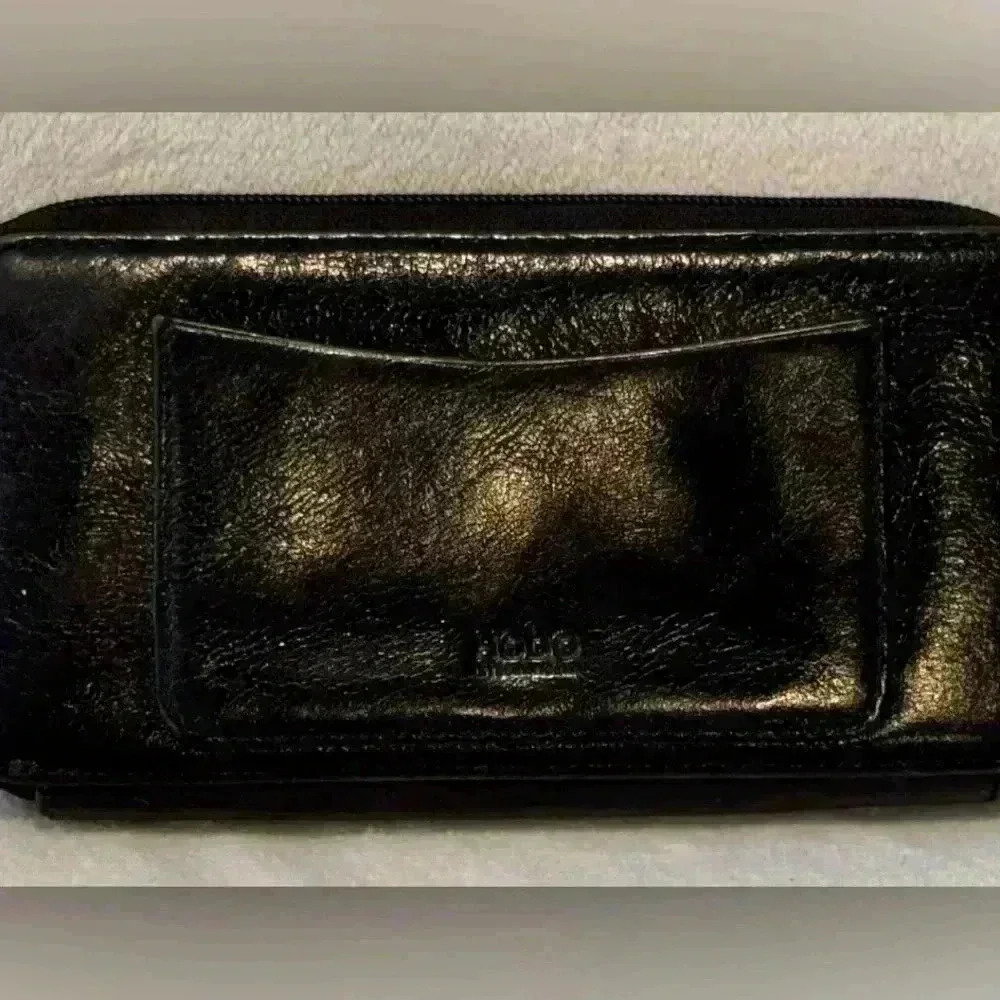 VTG HOBO wallet Leather Classic Quiet Luxury Quality Boho Chic Academia Iconic - Picture 3 of 7